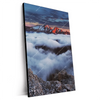 Xxl Wandbild Alpen Im Nebel Hochformat Produktvorschau Seitlich