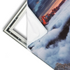 Xxl Wandbild Alpen Im Nebel Querformat Materialvorschau