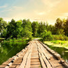Xxl Wandbild Alte Bruecke Am Fluss Hochformat Zoom