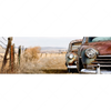 Xxl Wandbild Alte Rostige Autos Panorama Motivvorschau