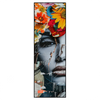 Xxl Wandbild Angelina Frau Mit Blumen Im Haar Schmal Produktvorschau Frontal