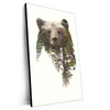 Xxl Wandbild Baer Wald No 1 Hochformat Produktvorschau Seitlich