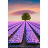 Xxl Wandbild Baum Im Blumenfeld Hochformat Motivvorschau