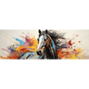 Xxl Wandbild Bella Abstraktes Pferdeportraet Panorama Motivvorschau