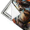 Xxl Wandbild Bella Abstraktes Pferdeportraet Quadrat Materialvorschau