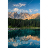 Xxl Wandbild Bergsee Im Wald Hochformat Motivvorschau
