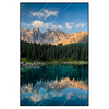 Xxl Wandbild Bergsee Im Wald Hochformat Produktvorschau Frontal