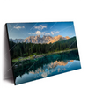 Xxl Wandbild Bergsee Im Wald Querformat Produktvorschau Seitlich