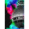 Xxl Wandbild Berliner Fernsehturm Pop Art No 1 Hochformat Motivvorschau
