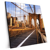 Xxl Wandbild Beruehmte Brooklyn Bridge Quadrat Produktvorschau Seitlich