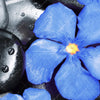 Xxl Wandbild Blaue Blume Graue Steine Querformat Zoom