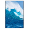 Xxl Wandbild Blaue Welle Im Meer Hochformat Produktvorschau Frontal