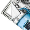 Xxl Wandbild Blauer Oldtimer Hochformat Materialvorschau