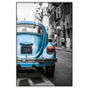 Xxl Wandbild Blauer Oldtimer Hochformat Produktvorschau Frontal