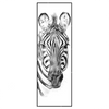 Xxl Wandbild Bleistiftzeichnung Zebra Schmal Produktvorschau Frontal