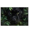 Xxl Wandbild Blick Des Panthers Querformat Produktvorschau Frontal