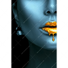 Xxl Wandbild Blue Skin Hochformat Motivvorschau
