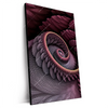 Xxl Wandbild Blueten Spirale Hochformat Produktvorschau Seitlich