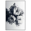 Xxl Wandbild Blumen Im Schwarzen Farbnebel Hochformat Produktvorschau Frontal