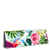 Xxl Wandbild Blumen Papageien Aquarell Panorama Produktvorschau Seitlich