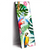 Xxl Wandbild Blumen Papageien Aquarell Schmal Produktvorschau Seitlich