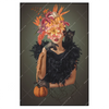 Xxl Wandbild Blumenportrait Einer Frau Hochformat Produktvorschau Frontal