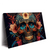 Xxl Wandbild Blumenschaedel Schwarz Querformat Produktvorschau Seitlich