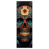Xxl Wandbild Blumenschaedel Schwarz Schmal Produktvorschau Frontal