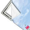 Xxl Wandbild Blumenwiese Bei Strahlend Blauem Himmel Hochformat Materialvorschau