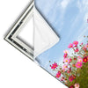 Xxl Wandbild Blumenwiese Bei Strahlend Blauem Himmel Quadrat Materialvorschau