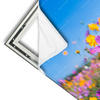 Xxl Wandbild Blumenwiese Unter Blauem Himmel Querformat Materialvorschau