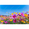 Xxl Wandbild Blumenwiese Unter Blauem Himmel Querformat Motivvorschau