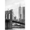 Xxl Wandbild Brooklyn Bridge Schwarzweiss Hochformat Motivvorschau
