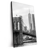 Xxl Wandbild Brooklyn Bridge Schwarzweiss Hochformat Produktvorschau Seitlich