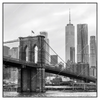 Xxl Wandbild Brooklyn Bridge Schwarzweiss Quadrat Produktvorschau Frontal