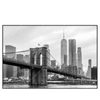 Xxl Wandbild Brooklyn Bridge Schwarzweiss Querformat Produktvorschau Frontal