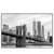 Xxl Wandbild Brooklyn Bridge Schwarzweiss Querformat Produktvorschau Frontal
