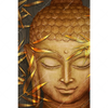 Xxl Wandbild Buddha Bambus In Gold Hochformat Motivvorschau