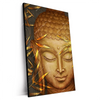 Xxl Wandbild Buddha Bambus In Gold Hochformat Produktvorschau Seitlich