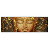 Xxl Wandbild Buddha Bambus In Gold Panorama Produktvorschau Frontal