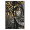Xxl Wandbild Buddha Bambus Schwarz Hochformat Produktvorschau Frontal