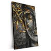 Xxl Wandbild Buddha Bambus Schwarz Hochformat Produktvorschau Seitlich