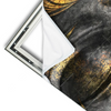 Xxl Wandbild Buddha Bambus Schwarz Schmal Materialvorschau