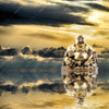 Xxl Wandbild Buddha Bei Sonnenaufgang Quadrat Motivvorschau