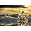 Xxl Wandbild Buddha Bei Sonnenaufgang Querformat Motivvorschau