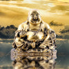 Xxl Wandbild Buddha Bei Sonnenaufgang Querformat Zoom