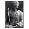 Xxl Wandbild Buddha Erleuchtung Im Dunkeln Hochformat Produktvorschau Frontal