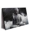 Xxl Wandbild Buddha Erleuchtung Im Dunkeln Querformat Produktvorschau Seitlich