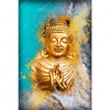 Xxl Wandbild Buddha Gold Tuerkis Hochformat Motivvorschau