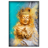 Xxl Wandbild Buddha Gold Tuerkis Hochformat Produktvorschau Frontal